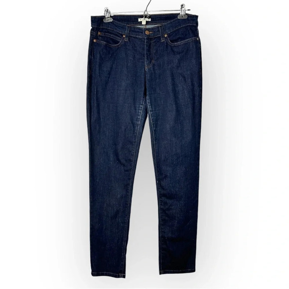 Eileen Fisher Petite Dark Wash Organic Cotton Skinny Jeans  10P - Picture 3 of 9